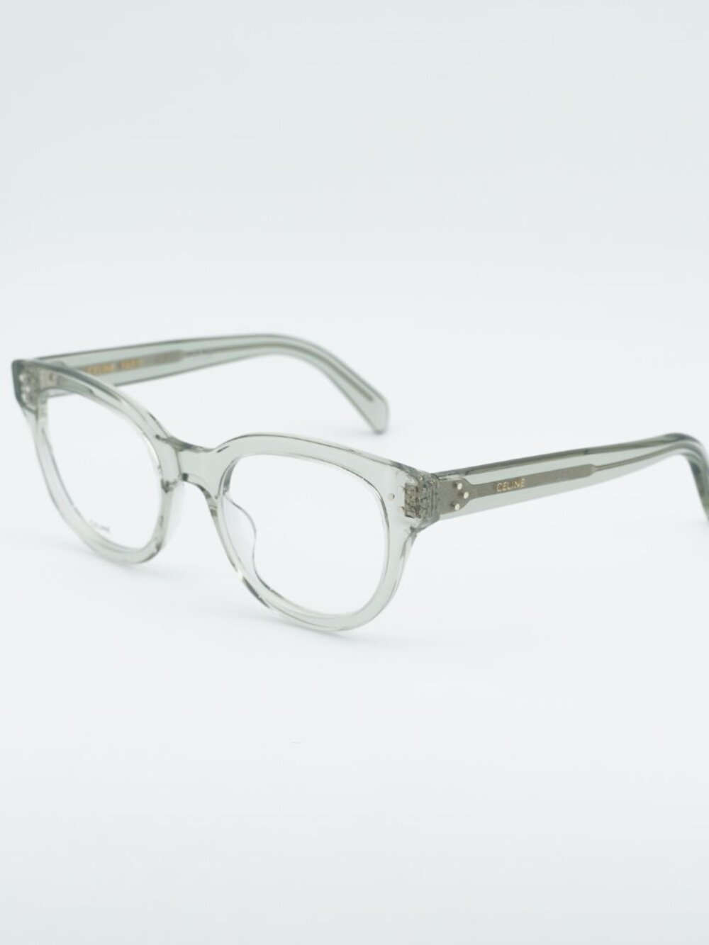 Celine CL50109I 093 Square Eyeglasses - Teal 51mm